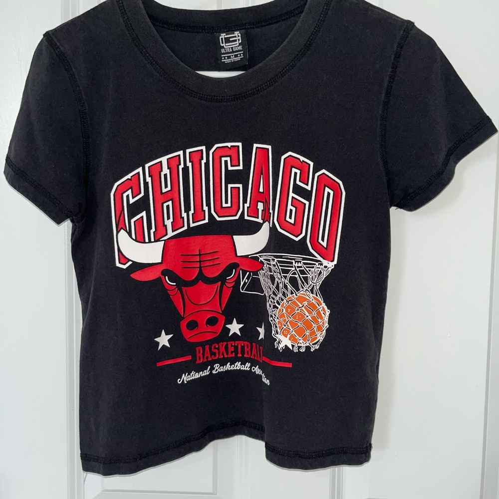 Chicago Bulls Kids Black T-Shirt